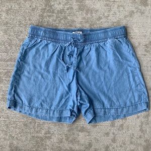 Tommy Hilfiger Denim Drawstring Waist Jean Shorts